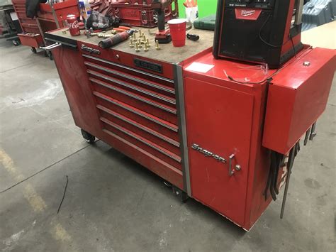 old style metal tool box|older snap on tool box.